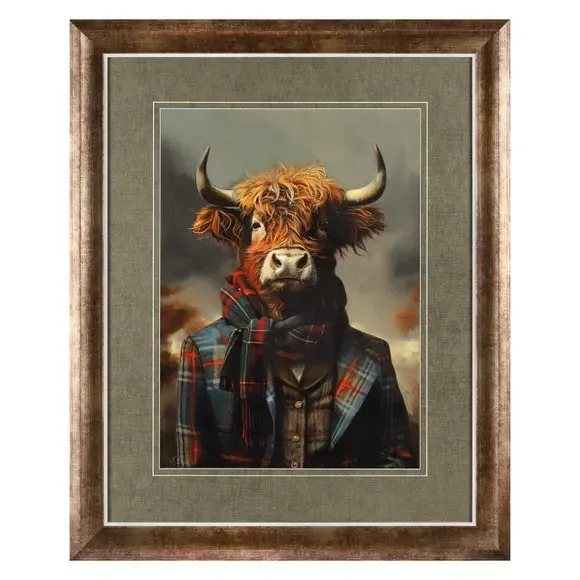 Framed Animal Print - Brown image