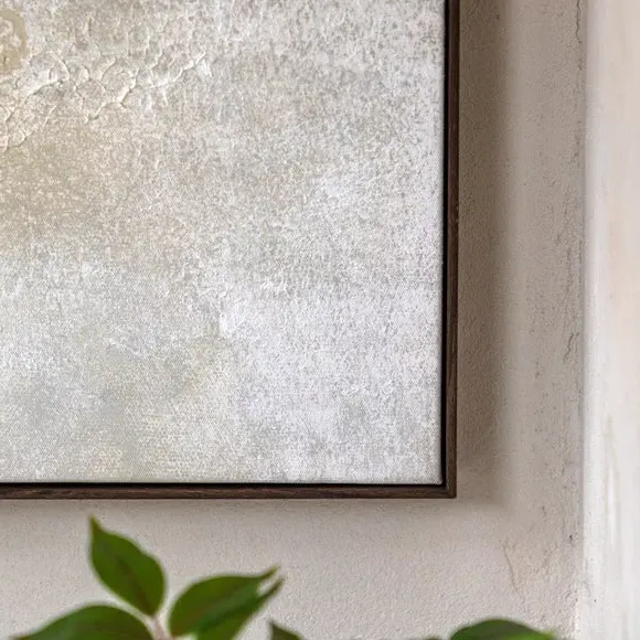 Framed Canvas Abstract Art - Natural, Canvas