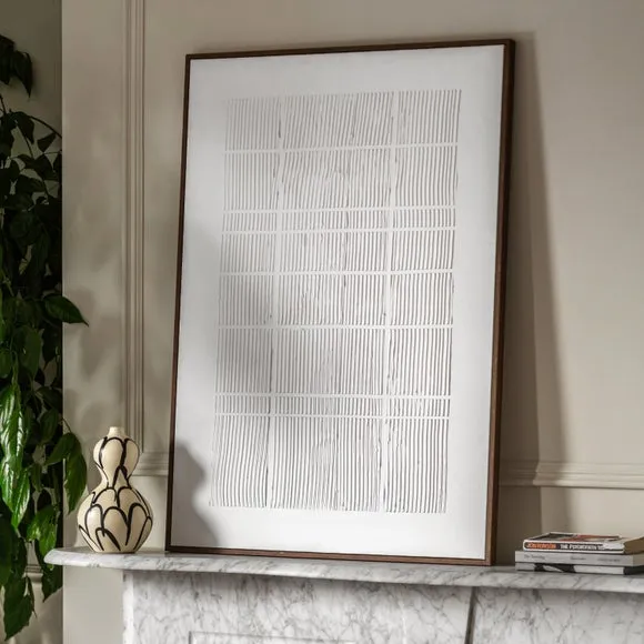 Framed Canvas Art - Natural, Textured Finish image