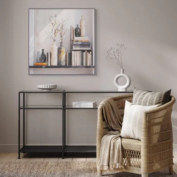Framed Canvas Print - Multicolor, Slim Frame image
