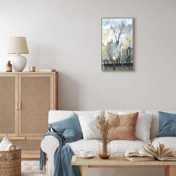 Framed Canvas Wall Art - Brown, Canvas image