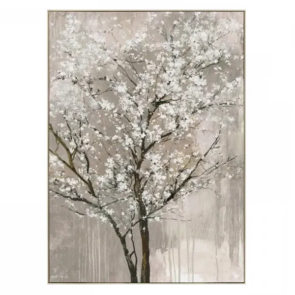 Framed Canvas Wall Art - Gold Frame