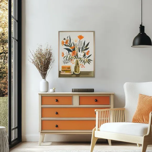 Framed Canvas Wall Art - Multicolor, Canvas image
