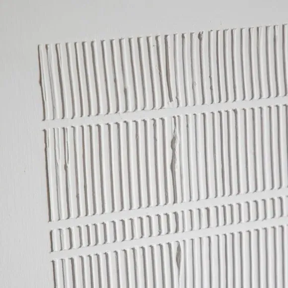 Framed Canvas with Textured Finish - Natural