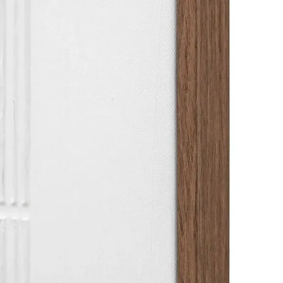 Framed Canvas with Textured Finish - Natural