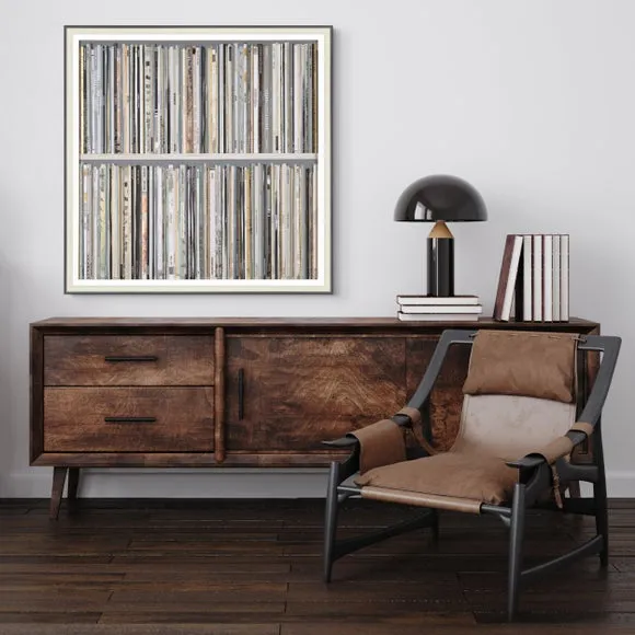 Framed Print Music Albums - Multicolor image
