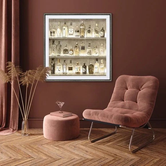 Framed Print The Connoisseur - Gold image