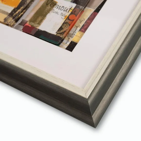 Framed Print Wine Bottles - Multicolor
