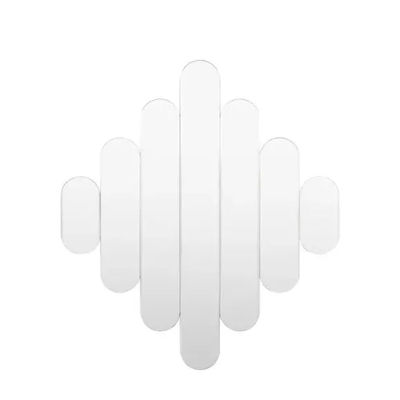 Geometric Wall Mirror - Silver