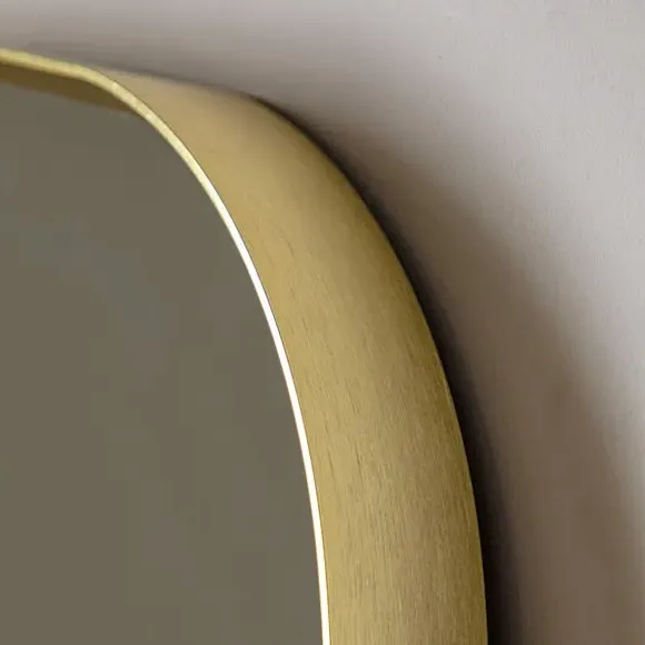 Irregular Full Length Leaner Mirror - Gold