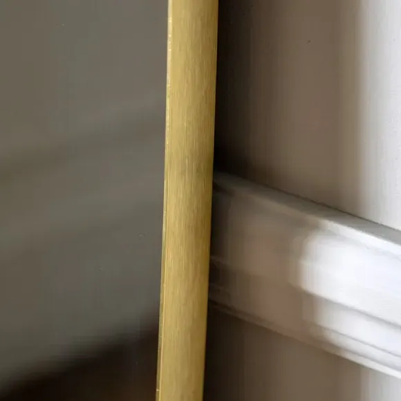 Irregular Full Length Leaner Mirror - Gold