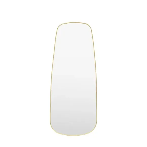 Irregular Full Length Leaner Mirror - Gold