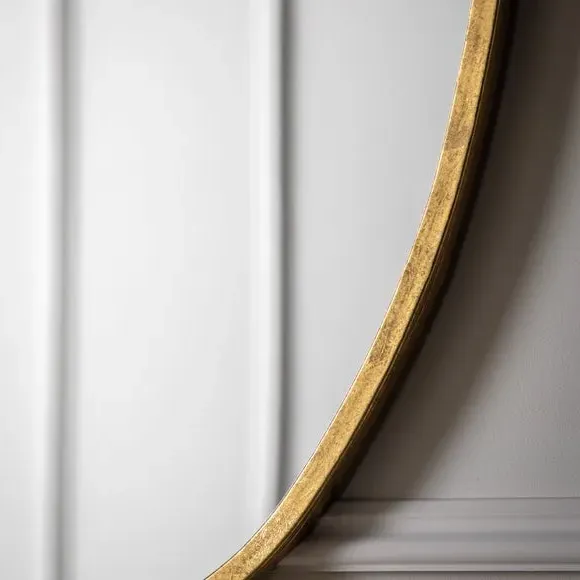 Irregular Wall Mirror - Gold Frame
