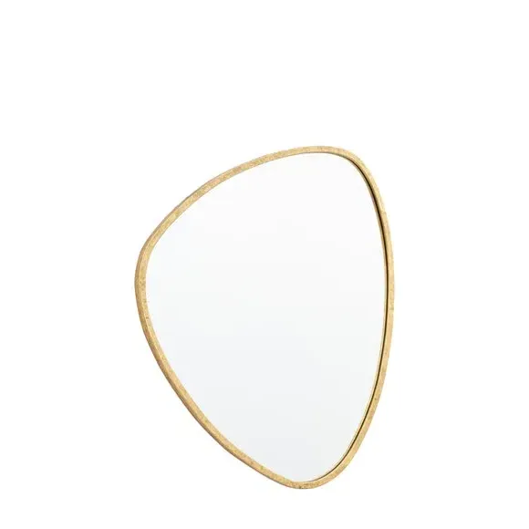 Irregular Wall Mirror - Gold Frame