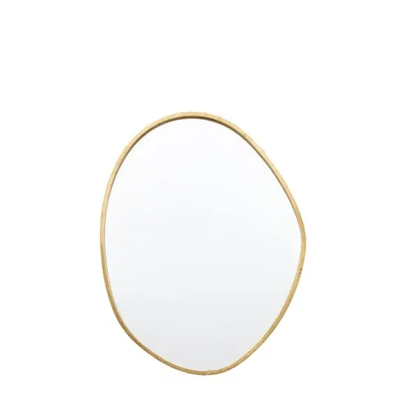 Irregular Wall Mirror - Gold Frame