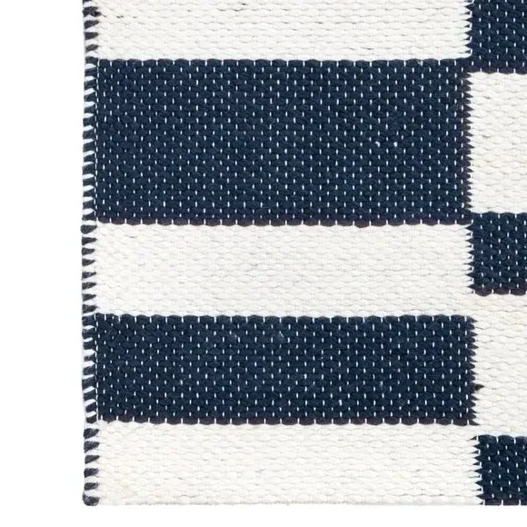 Jacquard Rug - Blue