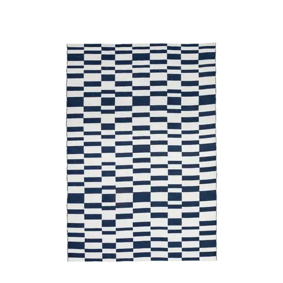 Jacquard Rug - Blue