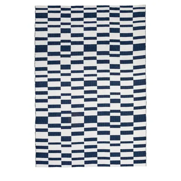Jacquard Rug - Blue