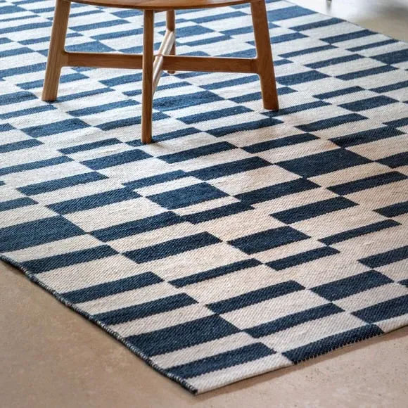 Jacquard Rug - Blue image