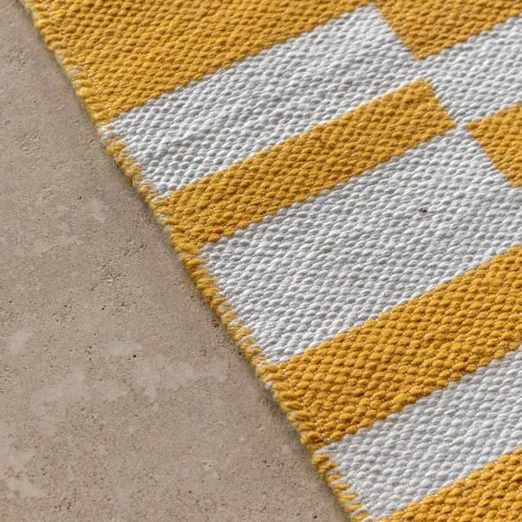 Jacquard Rug - Yellow