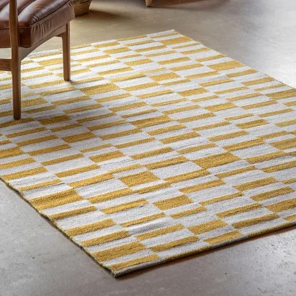Jacquard Rug - Yellow