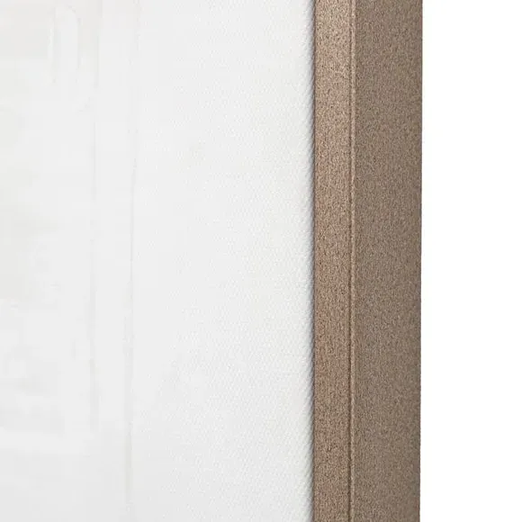 Large Framed Canvas Abstract Art - Grey, Canvas