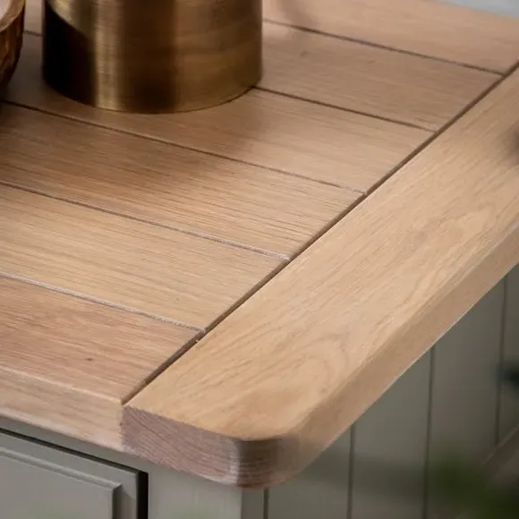 Large Sideboard with Drawers - Taupe, Oak