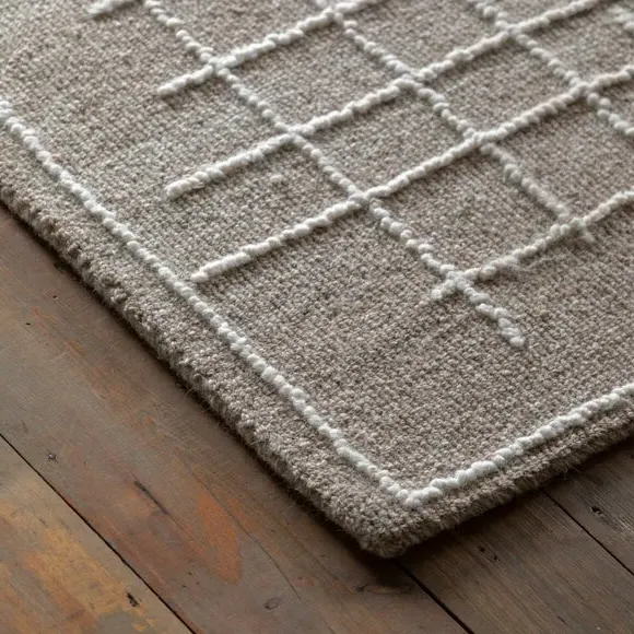 Linear Tufted Rug - Cedar, Wool Blend