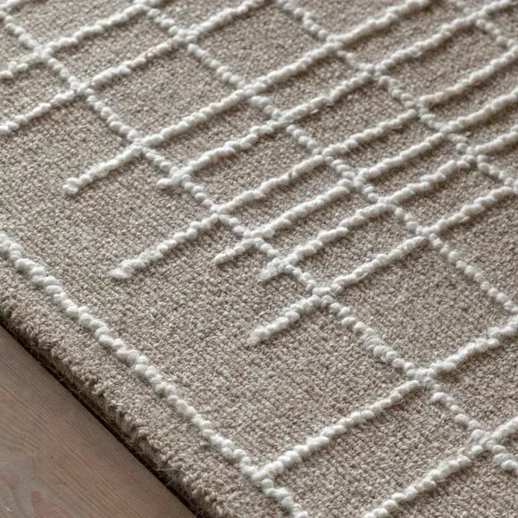 Linear Tufted Rug - Cedar, Wool Blend