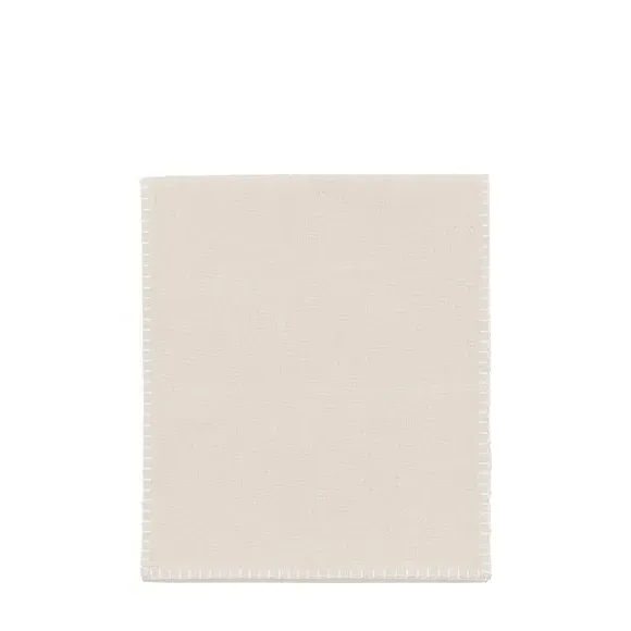 Linen Effect Table Runner - Cream, Cotton