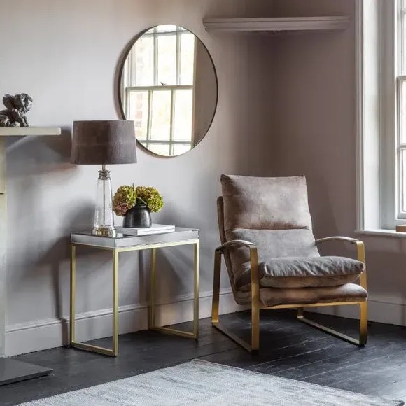 Lounger Accent Chair - Mineral, Upholstered image