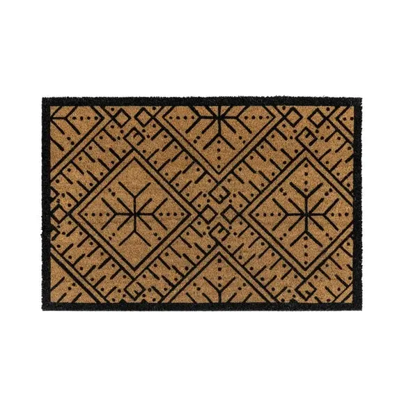 Mono Print Doormat - Natural, Coir