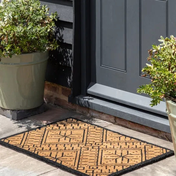 Mono Print Doormat - Natural, Coir image