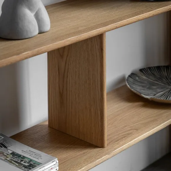 Open Display Cabinet - Natural, Oak