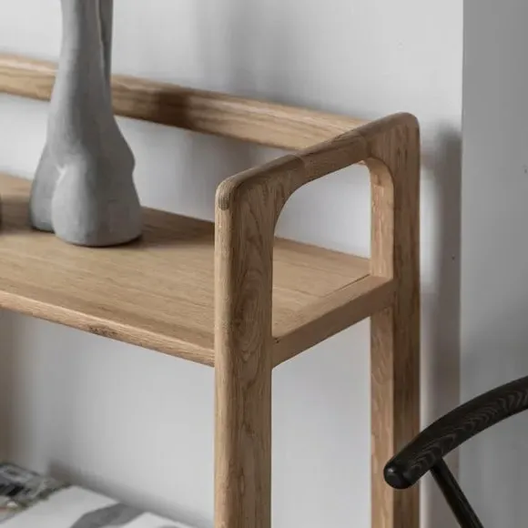 Open Display Cabinet - Natural, Oak