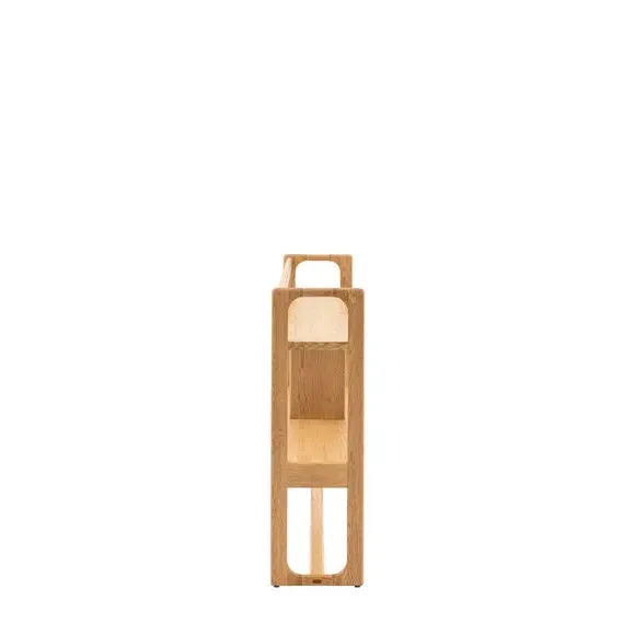 Open Display Cabinet - Natural, Oak