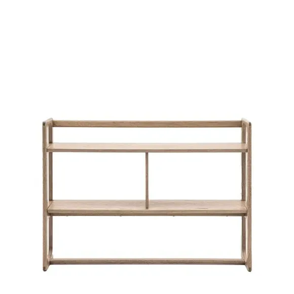 Open Display Cabinet - Smoked, Oak
