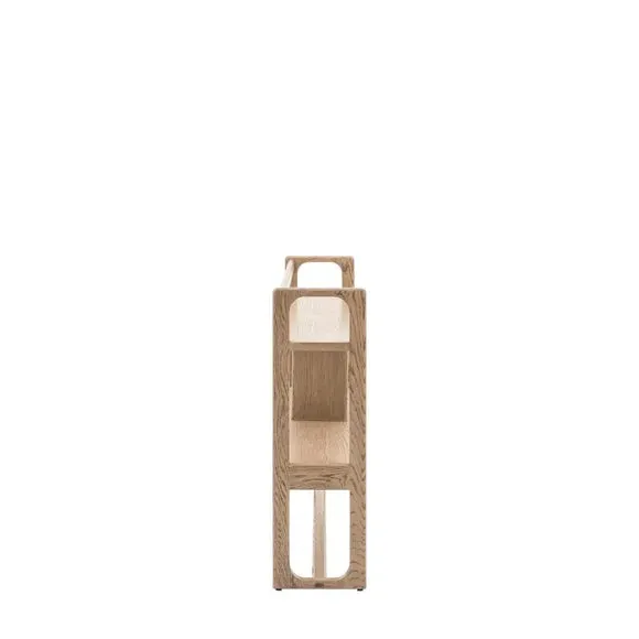 Open Display Cabinet - Smoked, Oak