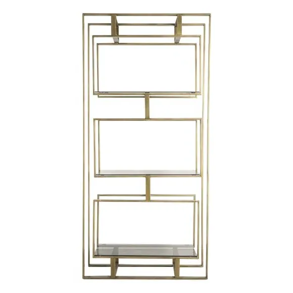 Open Display Shelving Unit - Bronze, Iron