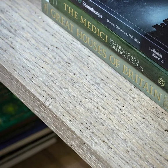 Open Display Unit - Light Wood, Metal Frame