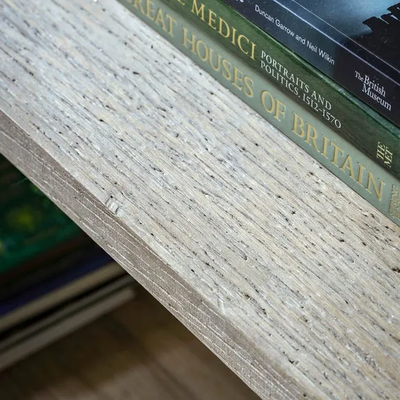 Open Display Unit - Light Wood, Metal Frame