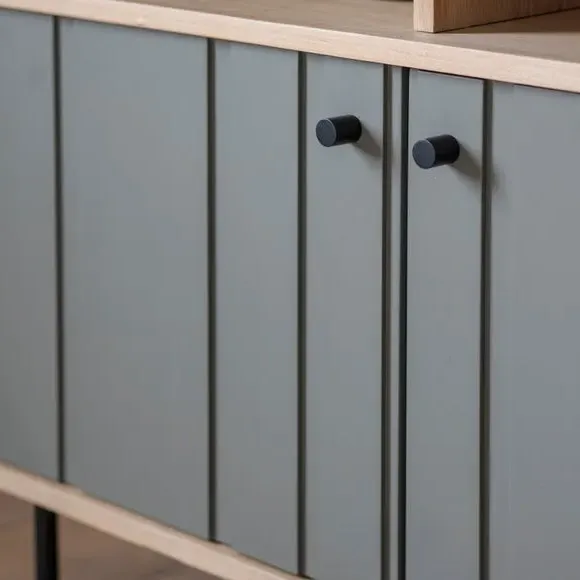 Open Display Unit with 6 Shelves - Natural, Oak