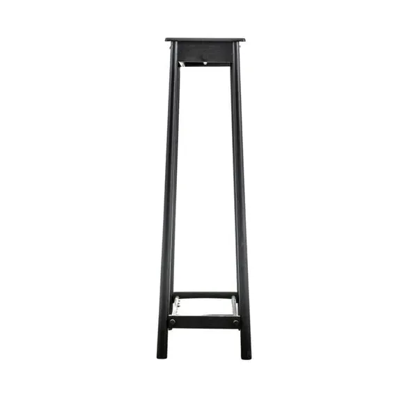 Open Wardrobe with Rail - Black, Oak