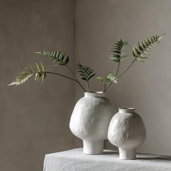 Organic Vase - Natural, Stoneware