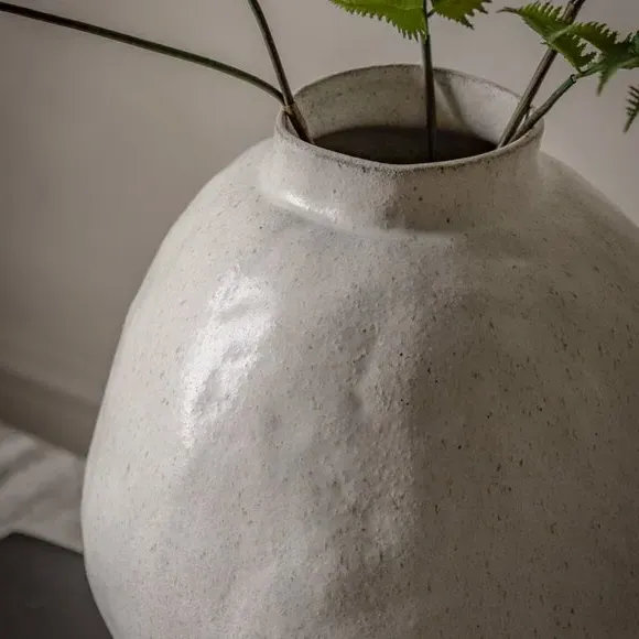 Organic Vase - Natural, Stoneware