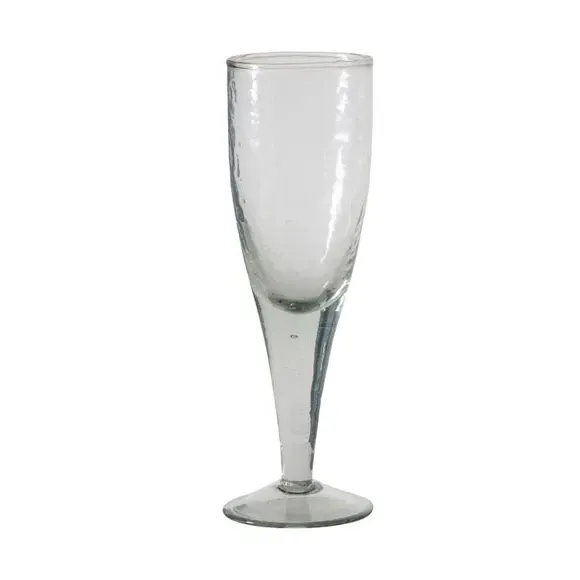 Pack of 4 Flute Glasses - Clear, Glass image