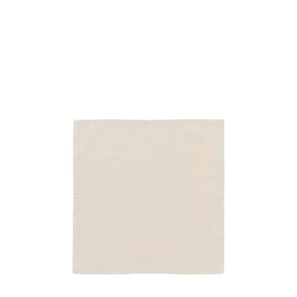 Pack of 4 Linen Effect Napkins - Cream