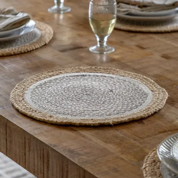 Pack of 4 Placemats Boho Weave - Multicolor, Jute image
