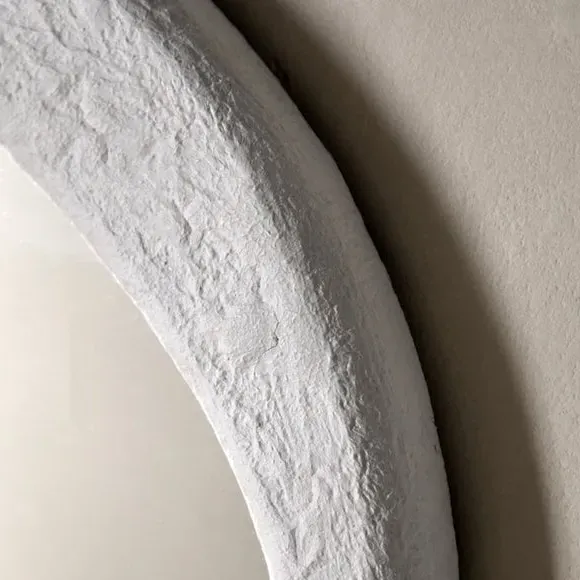 Pebble Wall Mirror - White