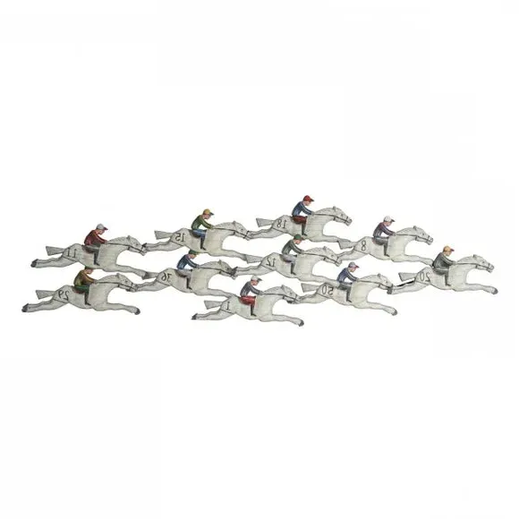 Racing Scene Wall Art - Multicolor